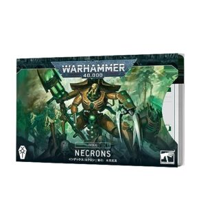 games workshop warhammer 40k - index cards: necrons