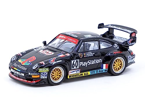 911 GT2#60 Jean-Pierre Jarier - Carl Rosenblad - Robin Donovan 24 Hours of Le Mans (1998) "Collab64 Series 1/64 Diecast Model Car by Schuco & Tarmac Works T64S-004-98LM