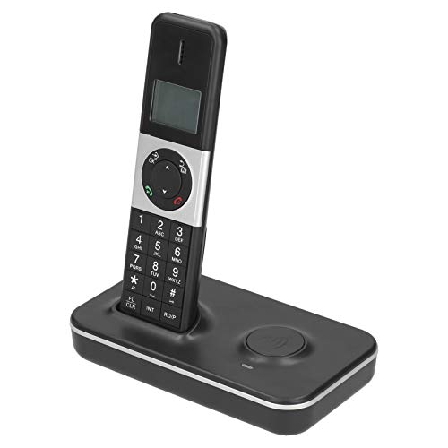 Cordless Desk Telephone for Home and Office Use, Cordless Phone System for Home or Small Business Digital Cordless Telephone Caller ID HandsFree Business Fixed Landline, 100‑240V