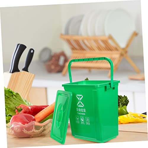 Cabilock Garbage Sorting Bin Outdoor Composting Bins Square Containers with Lids Indoor Composter Waste Paper Basket Food Waste Bin for Kitchen Indoor Compost Bin Compost Bucket Kitchen Bin