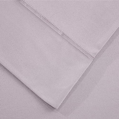 Modern Threads Soft Microfiber Solid Sheets - Luxurious Microfiber Bed Sheets - Includes Flat Sheet, Fitted Sheet with Deep Pockets, & Pillowcases Dusty Mauve Full