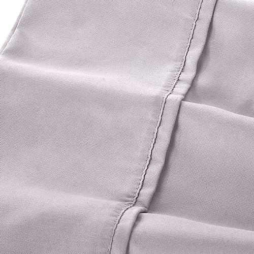 Modern Threads Soft Microfiber Solid Sheets - Luxurious Microfiber Bed Sheets - Includes Flat Sheet, Fitted Sheet with Deep Pockets, & Pillowcases Dusty Mauve Full