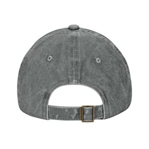 Funny Hat I'd Rather Be Ghost Hunting Hat for Men Dad Hats Fashionable Caps Gray