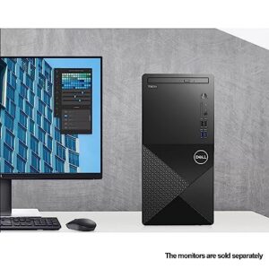 Dell Vostro 3910 Business Desktop Computer, 12th Gen Intel Core i5-12400 Processor, 16GB DDR4 RAM, 256GB PCIe SSD + 1TB HDD, WiFi 6, DVD-RW, Display Port, HDMI, Windows 11 Pro, Black