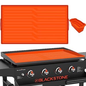 griddle mat 36 inch for blackstone grill heavy duty food grade silicone mats for blackstone griddle protect griddle from rodents, insects, debris and rust, all season cooking protective cover