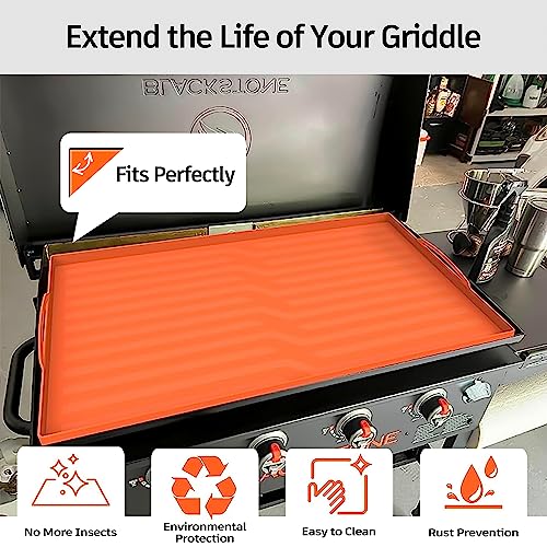 Griddle Mat 36 Inch for Blackstone Grill Heavy Duty Food Grade Silicone Mats for Blackstone Griddle Protect Griddle from Rodents, Insects, Debris and Rust, All Season Cooking Protective Cover