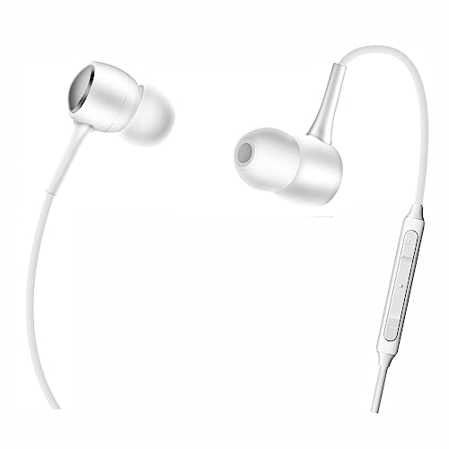 2023 New Stereo Headphones in-Ear Earbuds for Samsung Galaxy S23 Ultra Galaxy S22 Ultra S21 Ultra S20 Ultra, Galaxy Note 10+ Type-C Connector with Microphone and Volume Remote - White