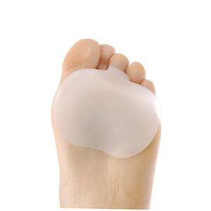 lalafina pair insoles for high heels white gel bunion protector gel bunion toe spreader foot separator for bunion forefoot pad soft splitter foot straighter