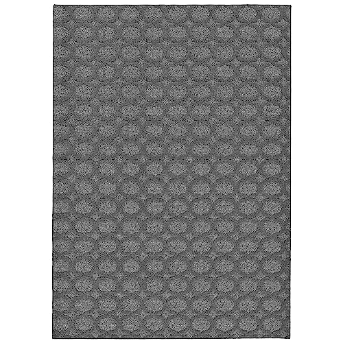 Garland Rug Garden Trellis 5 ft. x 7 ft. Indoor/Outdoor Area Rug Heather Gray