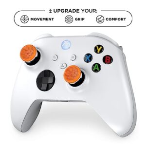 KontrolFreek Omni for Xbox One and Xbox Series X Controller | Performance Thumbsticks | 2 Low-Rise Concave | Orange/White