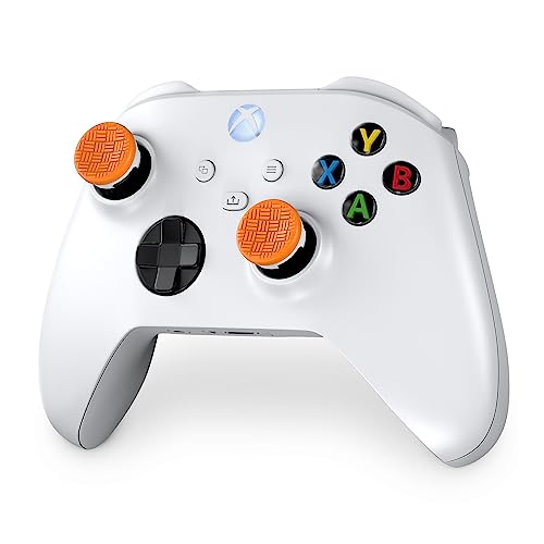 KontrolFreek Omni for Xbox One and Xbox Series X Controller | Performance Thumbsticks | 2 Low-Rise Concave | Orange/White