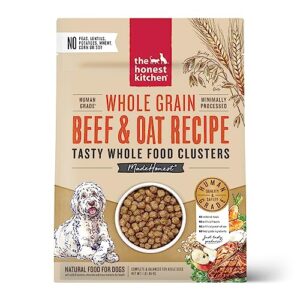 the honest kitchen whole food clusters whole grain beef & oat dry dog food, 1 lb bag