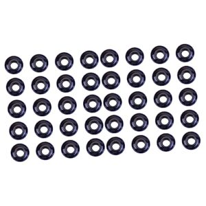 exceart 40 pcs beads with large holes gemstone beads large hole spacer beads lava beads blue lace agate beads gemstone for jewelry making beading kits loose beads round beads suite natural