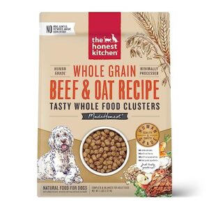 The Honest Kitchen Whole Food Clusters Whole Grain Beef & Oat Dry Dog Food, 5 lb Bag