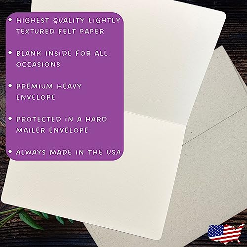 United States Map Greeting Card (7X5 Inches, Blank for All Occasions) Geography Teacher notecard and for lovers of America, Traveling, Road Trips, and our Wonderful Country - 215