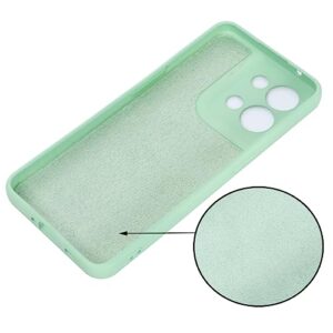 Case for Oppo Reno8, Liquid Silicone Protective Phone Case for Oppo Reno8 with Silicone Lanyard, Slim Thin Soft Shockproof Cover for Oppo Reno8 Silicone Case Green