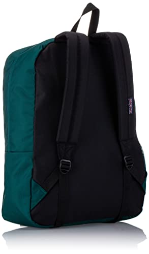 JanSport Cross Town Backpack, Deep Juniper, One Size