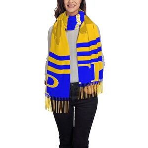 Beyli Sigma Gamma Rho Scarf Winter Warm Long Scarf Sister Gift Soft Tassel Scarf 77.6" * 28.3" Tassel 4"