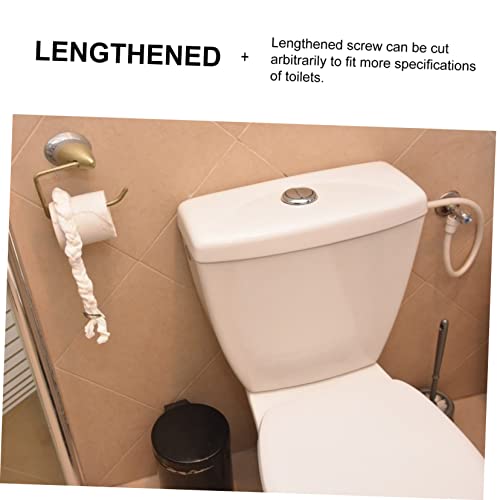 OSALADI 2 Pcs Toilet Lid Button Flushing Button for Toilet Dual Flush Push Button Switches Toilet Parts Toilet Tank Toilet Water Tank Button Toilet Button Flushing Toilet Button Water Tank