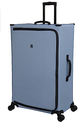 it luggage MaXpace 31" Softside UltraLight Checked Spinner, Placid Blue