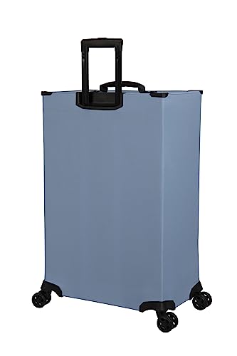 it luggage MaXpace 31" Softside UltraLight Checked Spinner, Placid Blue