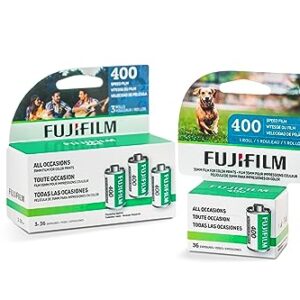 Fujifilm Fujicolor 400 Color Negative Film, 35mm, 36 Exposures (3-Pack)