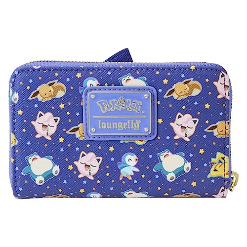 Pokemon Sleeping Pikachu and Friends Zip Around Wallet