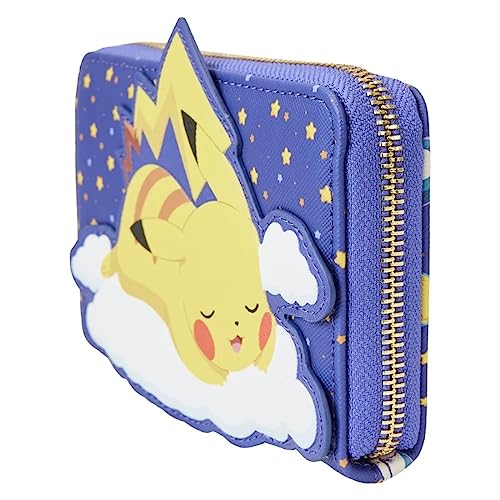 Pokemon Sleeping Pikachu and Friends Zip Around Wallet