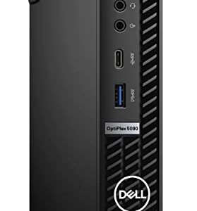 Dell OptiPlex 5090 CWKC3-N Home & Business Mini Desktop (Intel i5-11500T 6-Core, 64GB RAM, 256GB SATA SSD, Intel UHD 750, USB 3.2, Display Port, Black, Win 11 Pro) Refurbished (Renewed)