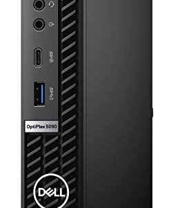 Dell OptiPlex 5090 CWKC3-N Home & Business Mini Desktop (Intel i5-11500T 6-Core, 64GB RAM, 256GB SATA SSD, Intel UHD 750, USB 3.2, Display Port, Black, Win 11 Pro) Refurbished (Renewed)