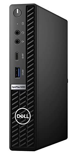 Dell OptiPlex 5090 CWKC3-N Home & Business Mini Desktop (Intel i5-11500T 6-Core, 64GB RAM, 256GB SATA SSD, Intel UHD 750, USB 3.2, Display Port, Black, Win 11 Pro) Refurbished (Renewed)