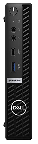 Dell OptiPlex 5090 CWKC3-N Home & Business Mini Desktop (Intel i5-11500T 6-Core, 64GB RAM, 256GB SATA SSD, Intel UHD 750, USB 3.2, Display Port, Black, Win 11 Pro) Refurbished (Renewed)