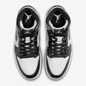 Jordan 1 Mid Women White/Black-Panda Mid DV0991-101 8.5