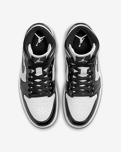 Jordan 1 Mid Women White/Black-Panda Mid DV0991-101 8.5