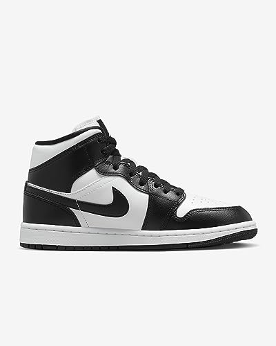 Jordan 1 Mid Women White/Black-Panda Mid DV0991-101 8.5