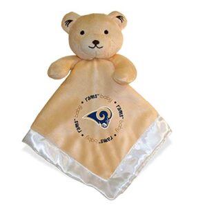 northwest la football rams officially licensed 14 x 14 security bear baby blanket