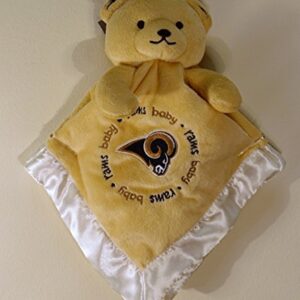 Northwest LA Football Rams Officially Licensed 14 x 14 Security Bear Baby Blanket