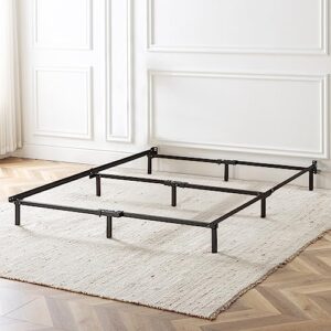 best price mattress 7 inch metal bed frame for box springs, heavy duty steel construction, full