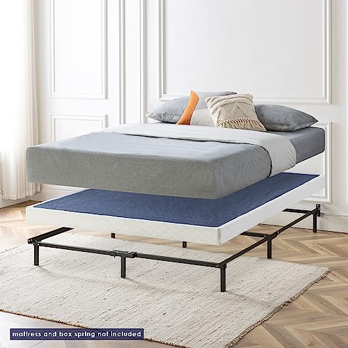 Best Price Mattress 7 Inch Metal Bed Frame for Box Springs, Heavy Duty Steel Construction, Full