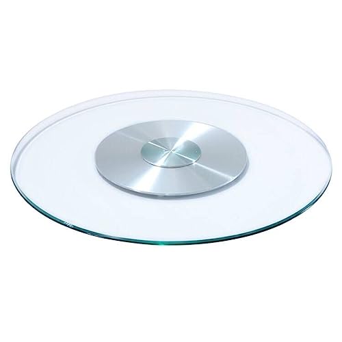 Lazy Susan for Dining Table, Lazy Susan Turntable Large Glass, Table Top Lazy Susan, for Dinner Table, Chinese Restaurants, Kitchen, Patio, Garden