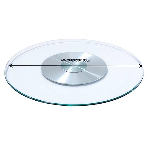 Lazy Susan for Dining Table, Lazy Susan Turntable Large Glass, Table Top Lazy Susan, for Dinner Table, Chinese Restaurants, Kitchen, Patio, Garden