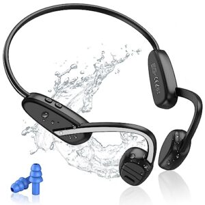 eixpdaye bone conduction headphones bluetooth 5.3 open-ear headphones waterproof 8 hours long battery life wireless earphones with mic headset for running, cycling, driving, sports, and fitness