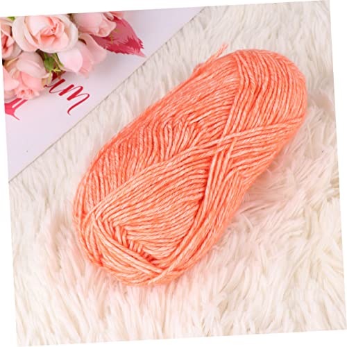 Zerodeko Cotton Craft Yarn Cotton Crochet Yarn Knitting Set Knitting Supplies Accessories Yarn Set Cotton Rope for Scarf DIY Cotton Thread Cotton Rope for Handmade Crafts Soft Yarn Loom