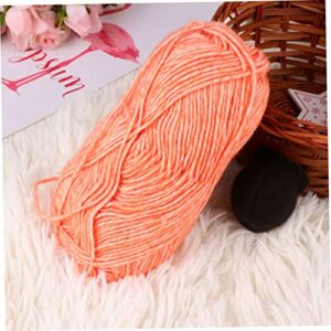 Zerodeko Cotton Craft Yarn Cotton Crochet Yarn Knitting Set Knitting Supplies Accessories Yarn Set Cotton Rope for Scarf DIY Cotton Thread Cotton Rope for Handmade Crafts Soft Yarn Loom