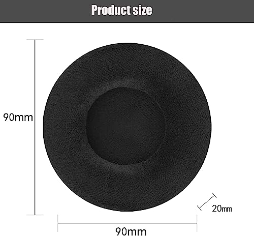 MDR-V700 Ear pad Replacement Ear pad Repair Accessories are Compatible with Sony MDR-V700DJ V700 DJ MDR-V500DJ V500 DJ/Pioneer HDJ1000 HDJ2000 HDJ1500 Headphones (Black/Plush)