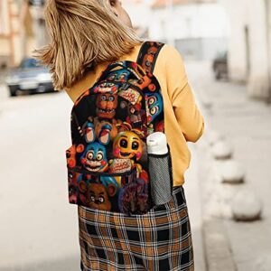 Travel Backpack Five Horror Nights Video at Game Freddy's Bag Big Capacity Shoulder Bag Cool Travel Backpack Classical Basic Briefcase Laptop Bag