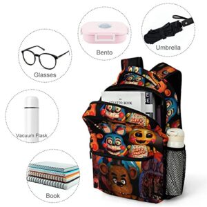 Travel Backpack Five Horror Nights Video at Game Freddy's Bag Big Capacity Shoulder Bag Cool Travel Backpack Classical Basic Briefcase Laptop Bag