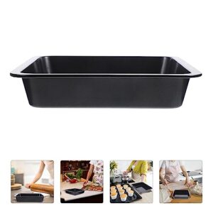 Kichvoe Baking Sheet Pans Deep Size Baking Pan Nonstick Cookie Sheet Brownie Cake Pan Bread Pan Toaster Oven Tray Bakeware Replacement for Cake Dessert Biscuit Home Cooking