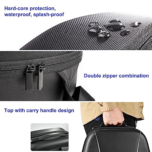 JYBRACE PS5 Case with Hard Shell, Play-Station 5 Travel Case, PS5 Protective backpack Holds Console, Controllers, Base and Accessories, Shockproof, Waterproof and Scratchproof