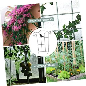 English Cucumbers 5pcs Plant Climbing Frame Orchid Plant Rose Plant Outdoor Fencing Indoor Trellis English Cucumbers Iron Green Plant Support Garden Fencing Plant Stake Support